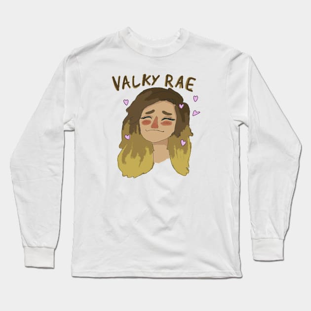 Valkyrae - Twitch Streamer - Video Gamer Long Sleeve T-Shirt by sheehanstudios